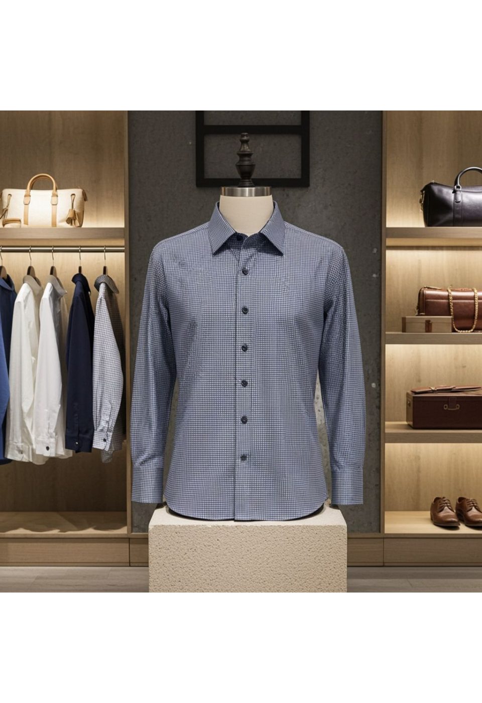Büyük Beden Slim Fit Uzun Kol Desenli Erkek Gömlek 4GMK315111001 - Giovanni Fratelli