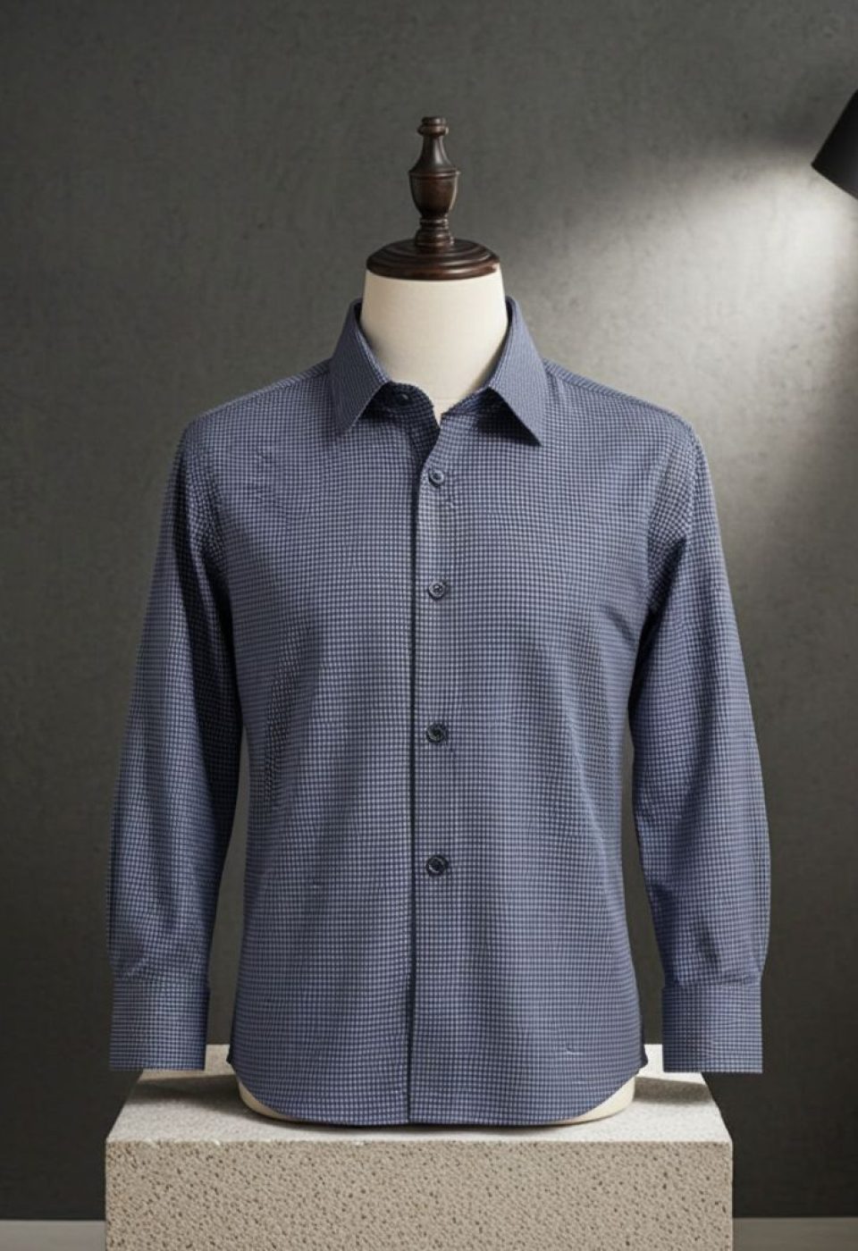 5111 BT CR KOT 004 Büyük Beden Slim Fit Uzun Kol Desenli Erkek Gömlek 4GMK315111004 - Giovanni Fratelli