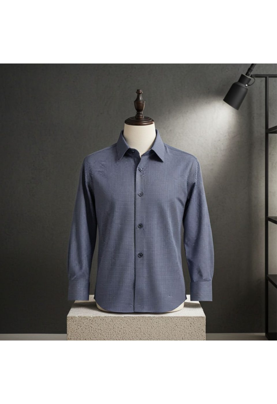 5111 BT CR KOT 004 Büyük Beden Slim Fit Uzun Kol Desenli Erkek Gömlek 4GMK315111004 - Giovanni Fratelli