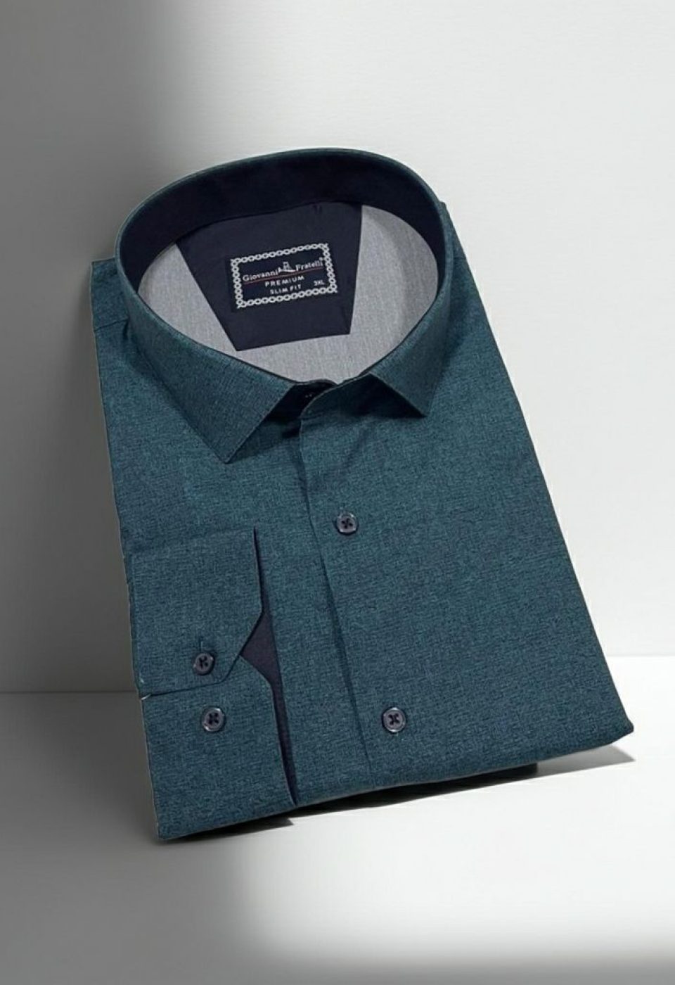 Büyük Beden Slim Fit Uzun Kol Desenli Erkek Gömlek 4GMK315112003 Büyük Beden Slim Fit Uzun Kol Desenli Erkek Gömlek 4GMK315112003