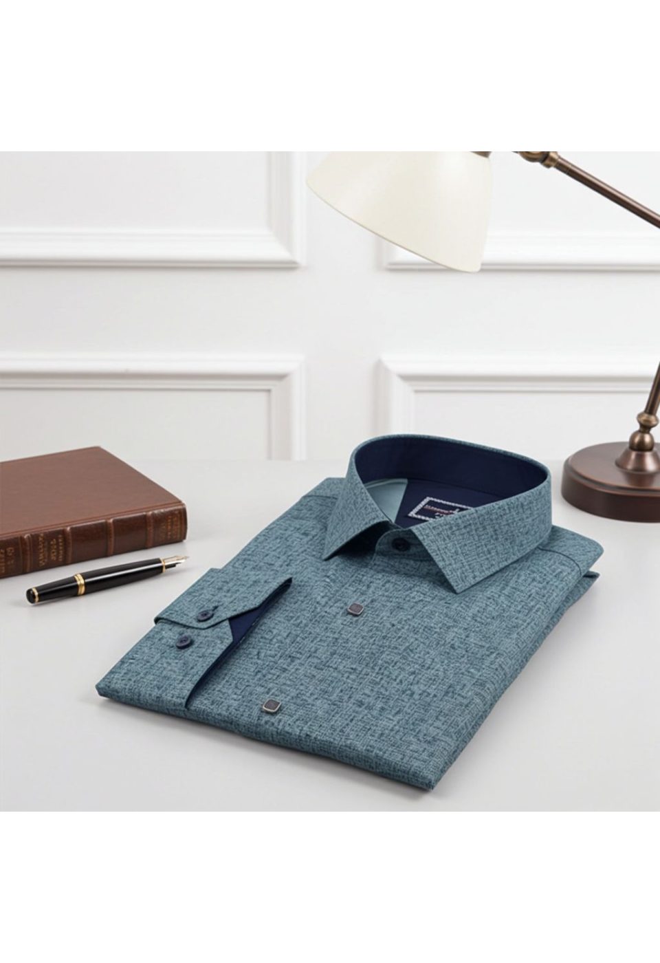 5113 BT CR 003 Büyük Beden Slim Fit Uzun Kol Desenli Erkek Gömlek 4GMK315113003 - Giovanni Fratelli