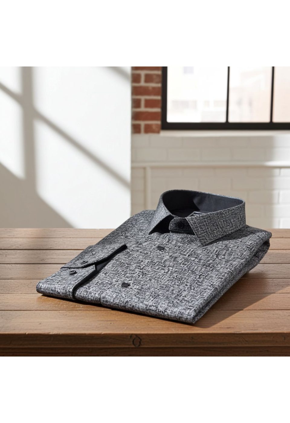 5113 BT CR 005 Büyük Beden Slim Fit Uzun Kol Desenli Erkek Gömlek 4GMK315113005 - Giovanni Fratelli