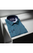 Büyük Beden Slim Fit Uzun Kol Desenli Dijital Baskılı Erkek Gömlek 4GMK316001005