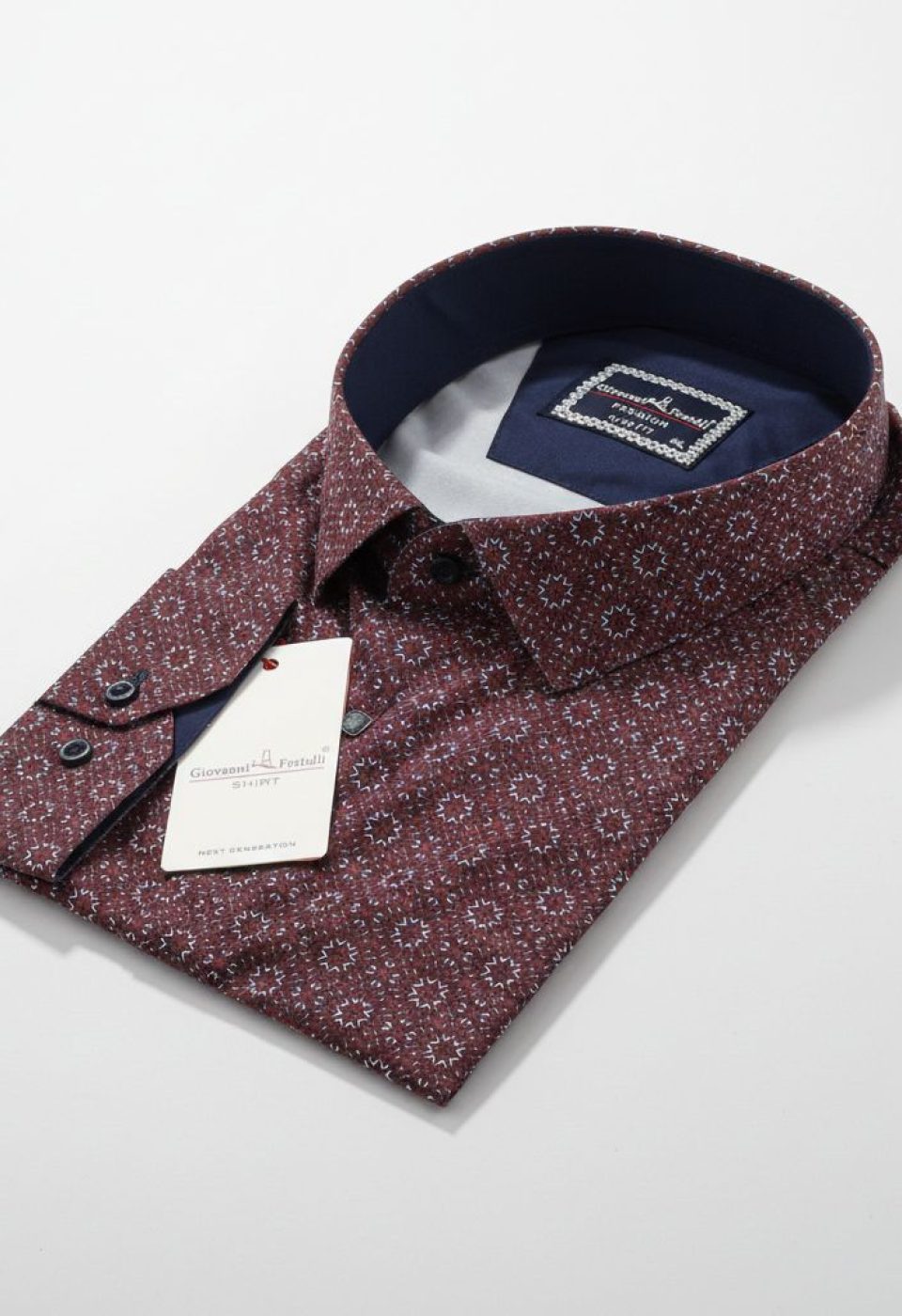 Büyük Beden Slim Fit Uzun Kol Desenli Dijital Baskılı Erkek Gömlek 4GMK316001016 Büyük Beden Slim Fit Uzun Kol Desenli Dijital Baskılı Erkek Gömlek 4GMK316001016