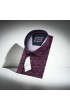 Büyük Beden Slim Fit Uzun Kol Desenli Dijital Baskılı Erkek Gömlek 4GMK316002003