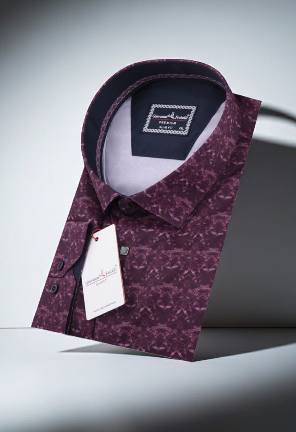 Büyük Beden Slim Fit Uzun Kol Desenli Dijital Baskılı Erkek Gömlek 4GMK316002003 Büyük Beden Slim Fit Uzun Kol Desenli Dijital Baskılı Erkek Gömlek 4GMK316002003