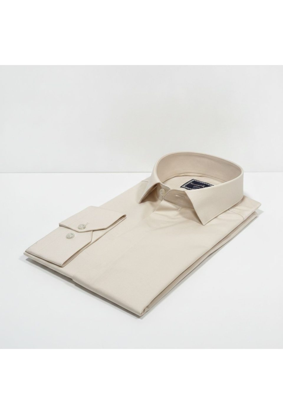 7045 CR SATIN 001 Slim Fit Uzun Kol Düz Renk Saten Erkek Gömlek 3GMK317045001 - Giovanni Fratelli