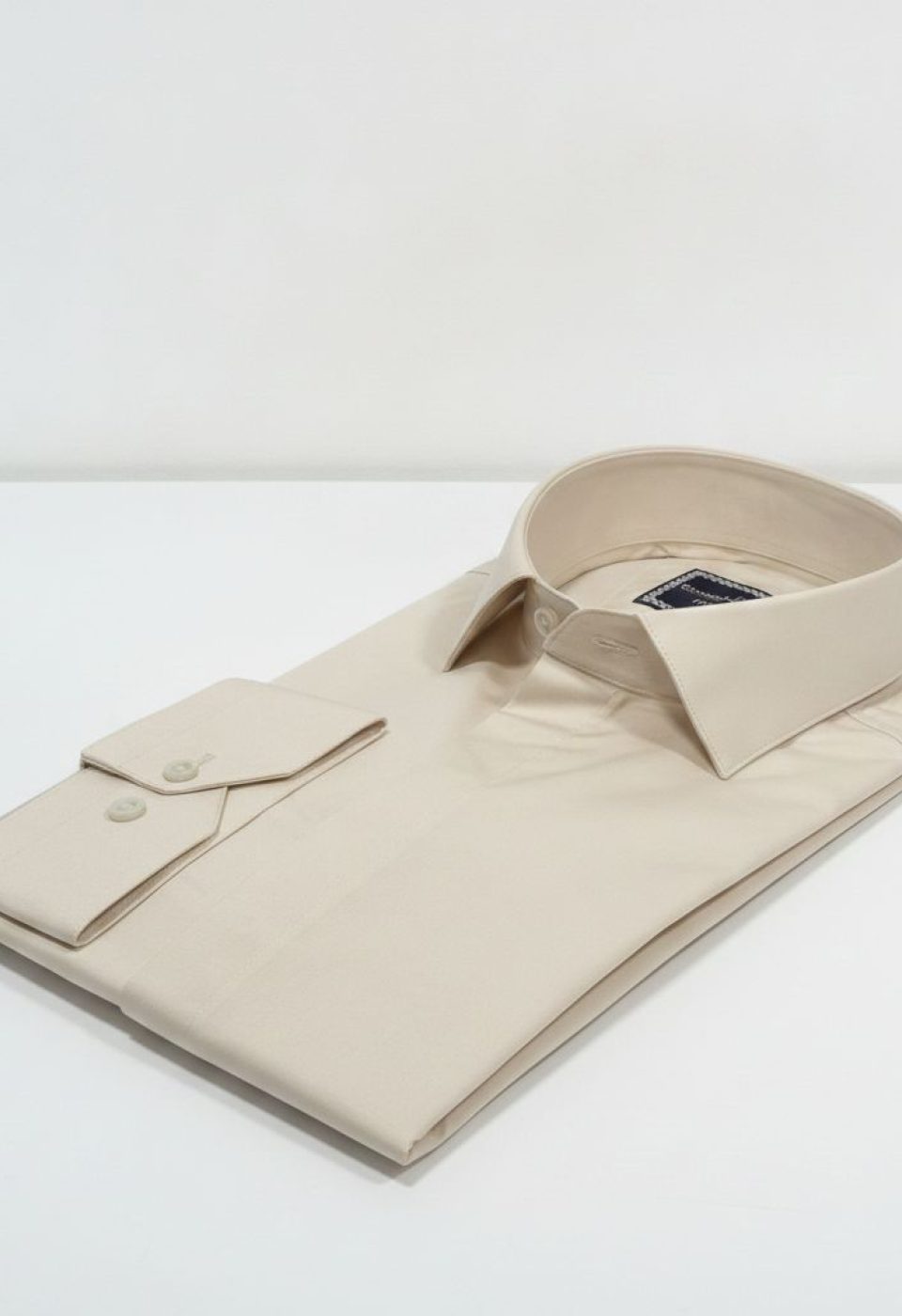 7045 CR SATIN 001 Slim Fit Uzun Kol Düz Renk Saten Erkek Gömlek 3GMK317045001 - Giovanni Fratelli