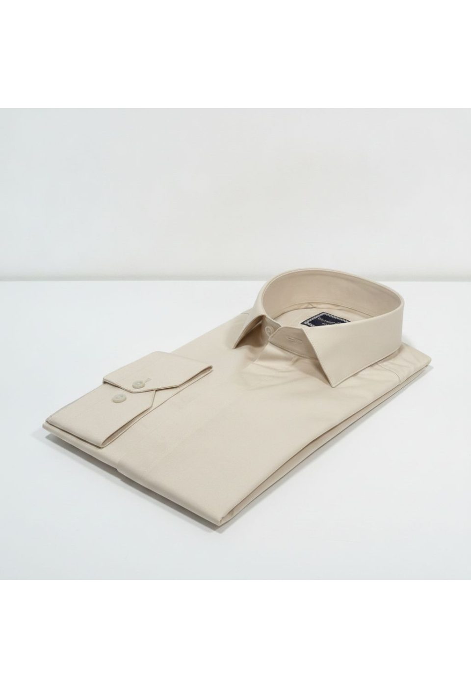 7045 CR SATIN 001 Slim Fit Uzun Kol Düz Renk Saten Erkek Gömlek 3GMK317045001 - Giovanni Fratelli