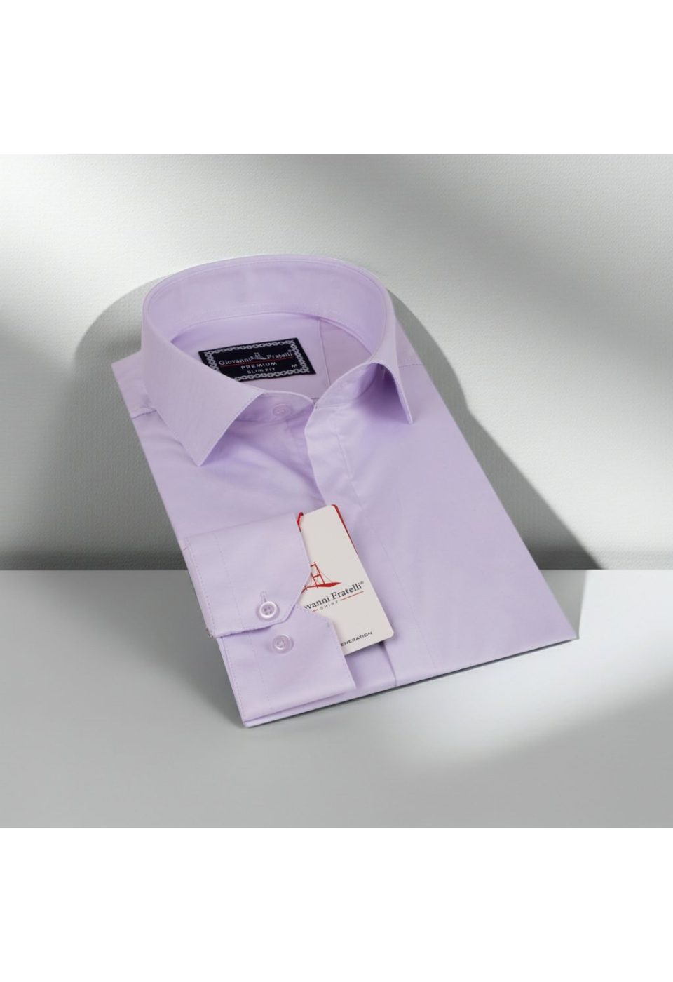 Slim Fit Uzun Kol Düz Renk Saten Erkek Gömlek 3GMK317045005 - Giovanni Fratelli