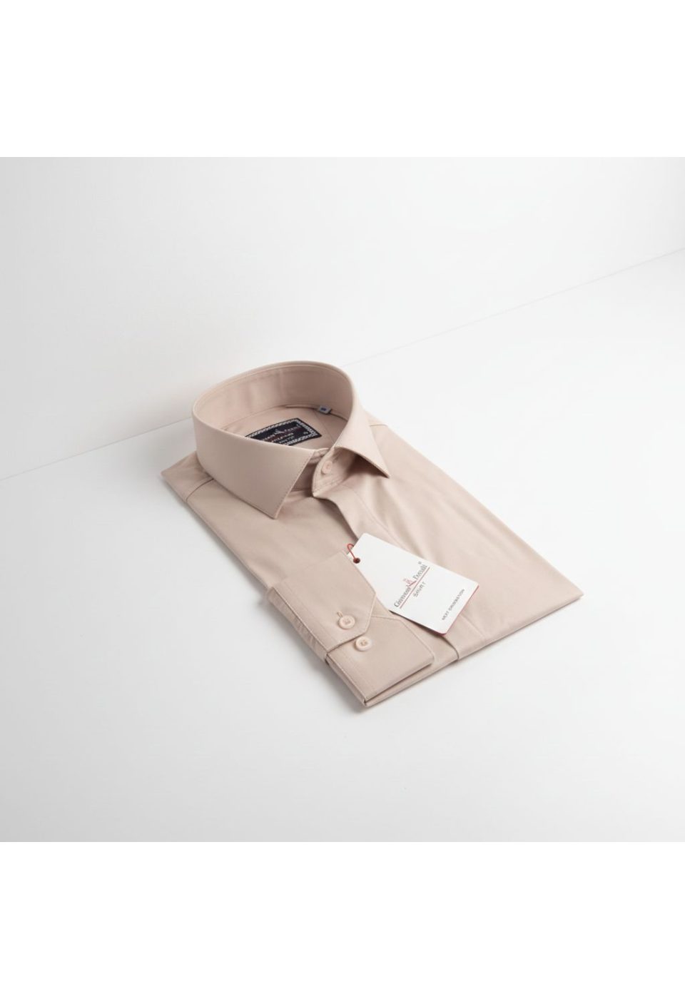 Slim Fit Uzun Kol Düz Renk Saten Erkek Gömlek 3GMK317045011 - Giovanni Fratelli