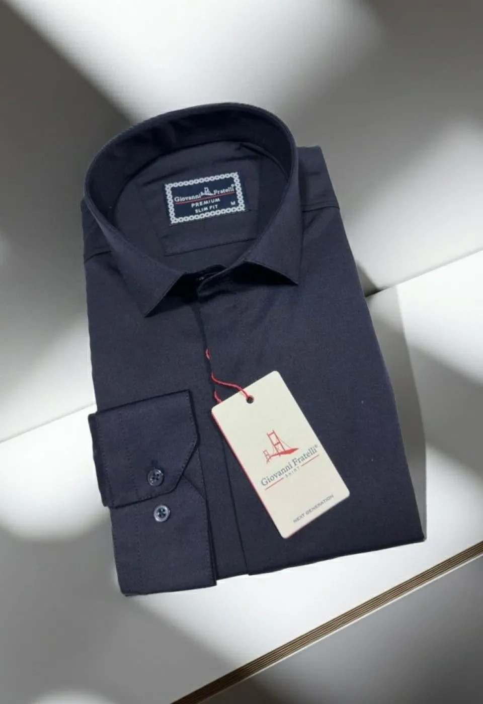 Slim Fit Uzun Kol Düz Renk Saten Erkek Gömlek 3GMK317045013