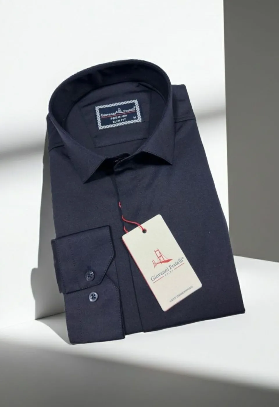 Slim Fit Uzun Kol Düz Renk Saten Erkek Gömlek 3GMK317045013