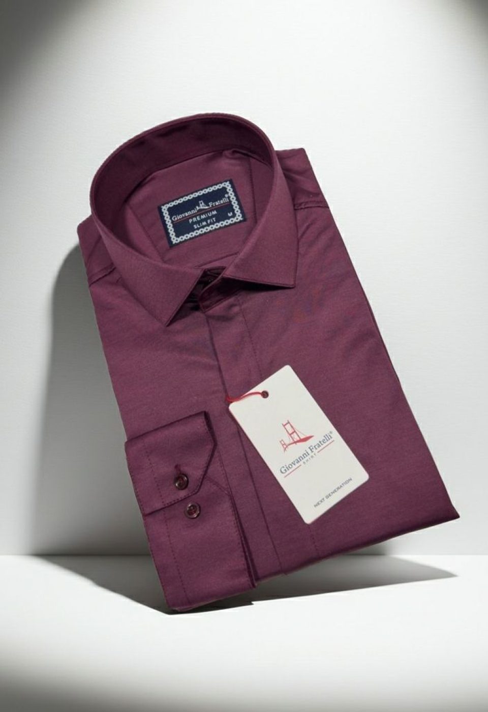 Slim Fit Uzun Kol Düz Renk Saten Erkek Gömlek 3GMK317045015 Slim Fit Uzun Kol Düz Renk Saten Erkek Gömlek 3GMK317045015