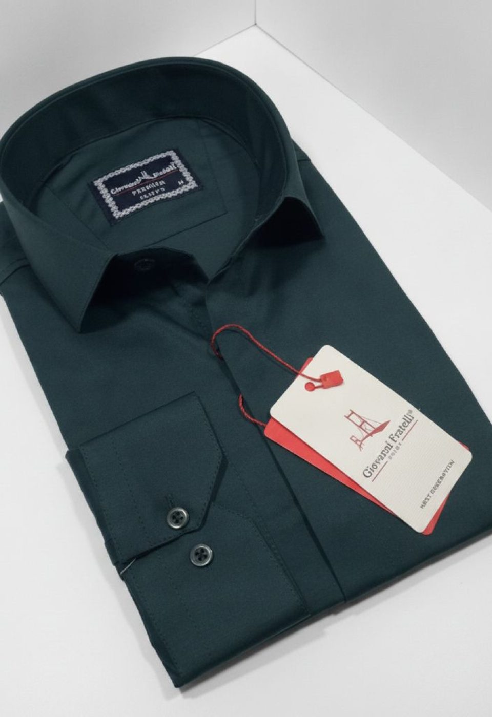 Slim Fit Uzun Kol Düz Renk Saten Erkek Gömlek 3GMK317045020 Slim Fit Uzun Kol Düz Renk Saten Erkek Gömlek 3GMK317045020