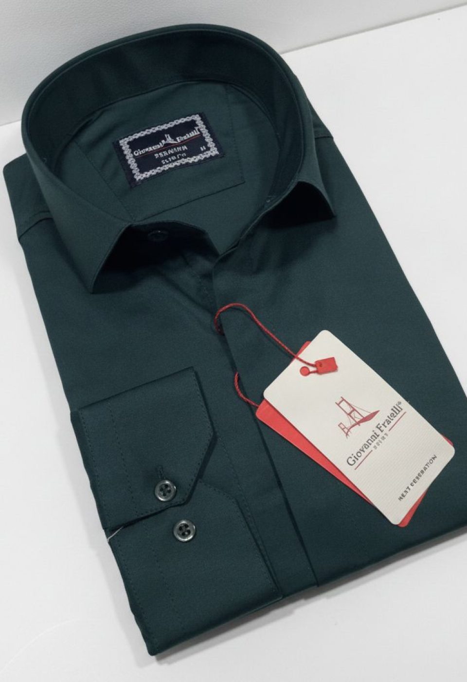 7045 CR SATIN 020 Slim Fit Uzun Kol Düz Renk Saten Erkek Gömlek 3GMK317045020 - Giovanni Fratelli