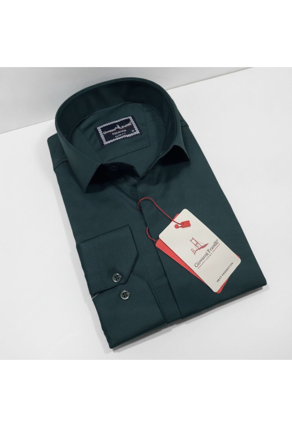 7045 CR SATIN 020 Slim Fit Uzun Kol Düz Renk Saten Erkek Gömlek 3GMK317045020 - Giovanni Fratelli