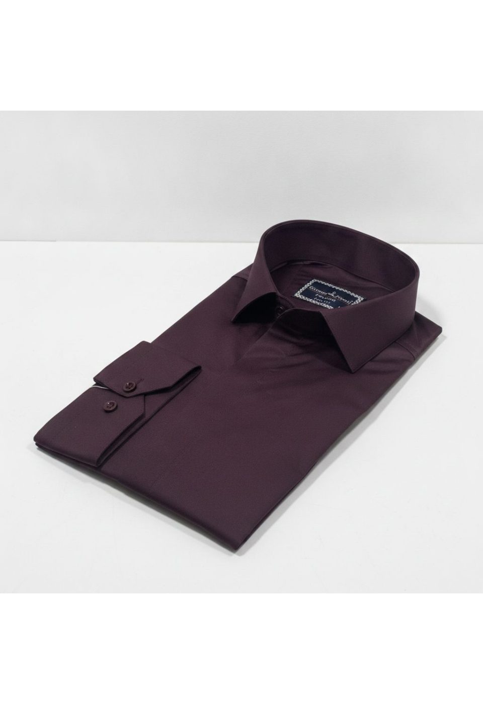 Slim Fit Uzun Kol Düz Renk Saten Erkek Gömlek 3GMK317045024 - Giovanni Fratelli