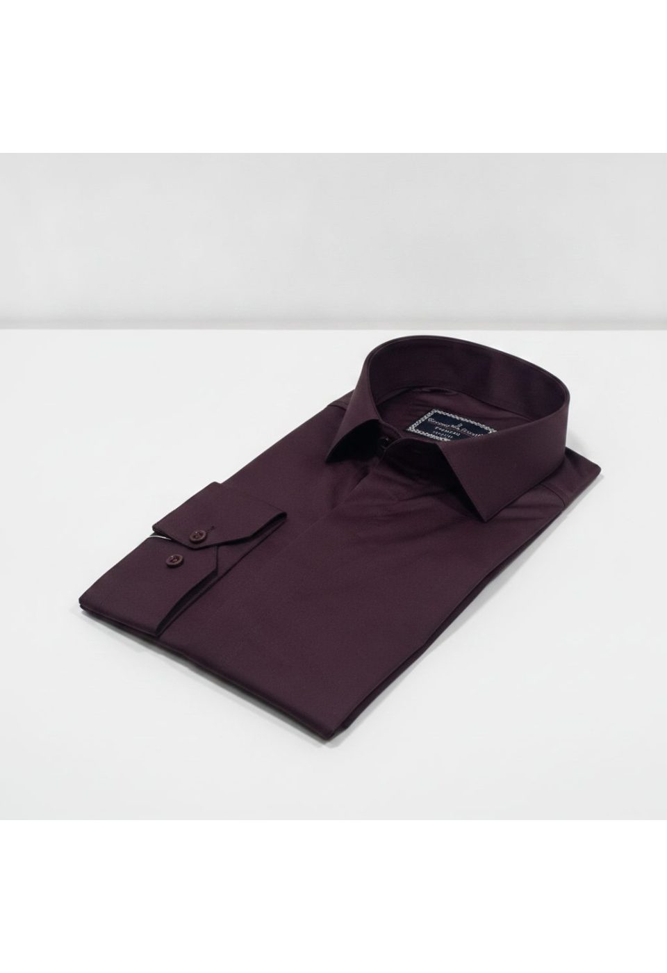 Slim Fit Uzun Kol Düz Renk Saten Erkek Gömlek 3GMK317045024 - Giovanni Fratelli