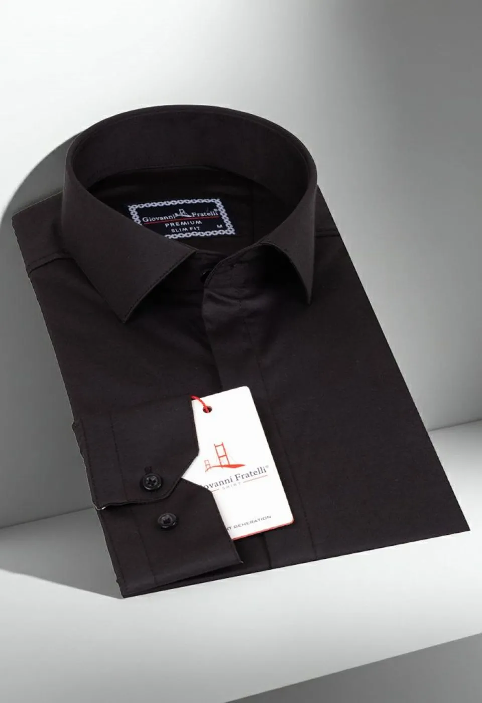 Slim Fit Uzun Kol Düz Renk Saten Erkek Gömlek 3GMK317045SYH