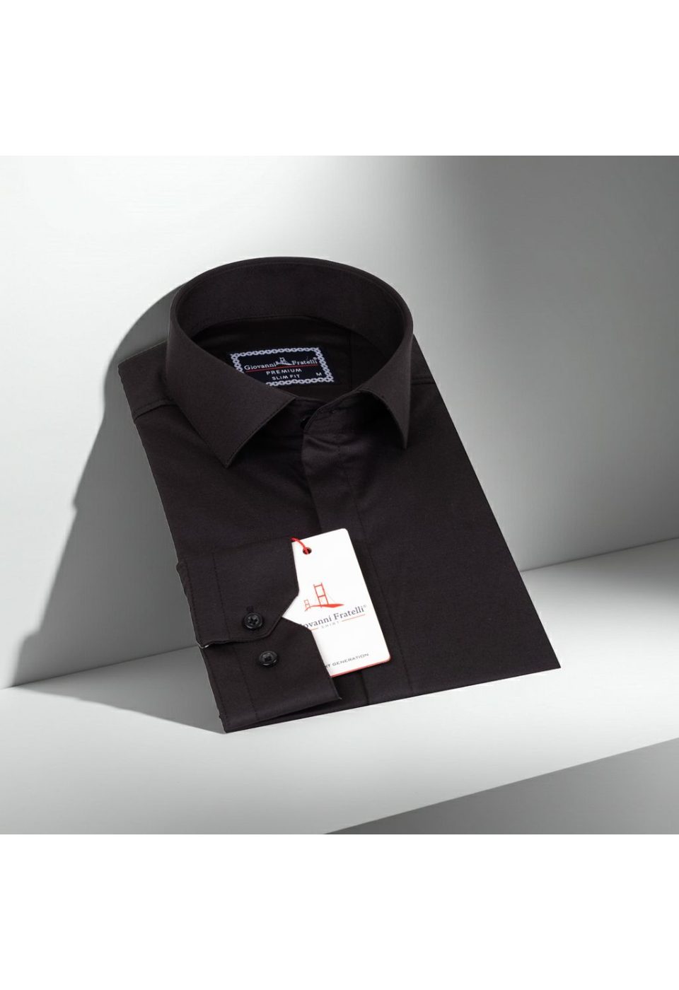 7045 CR SATIN SYH Slim Fit Uzun Kol Düz Renk Saten Erkek Gömlek 3GMK317045SYH - Giovanni Fratelli