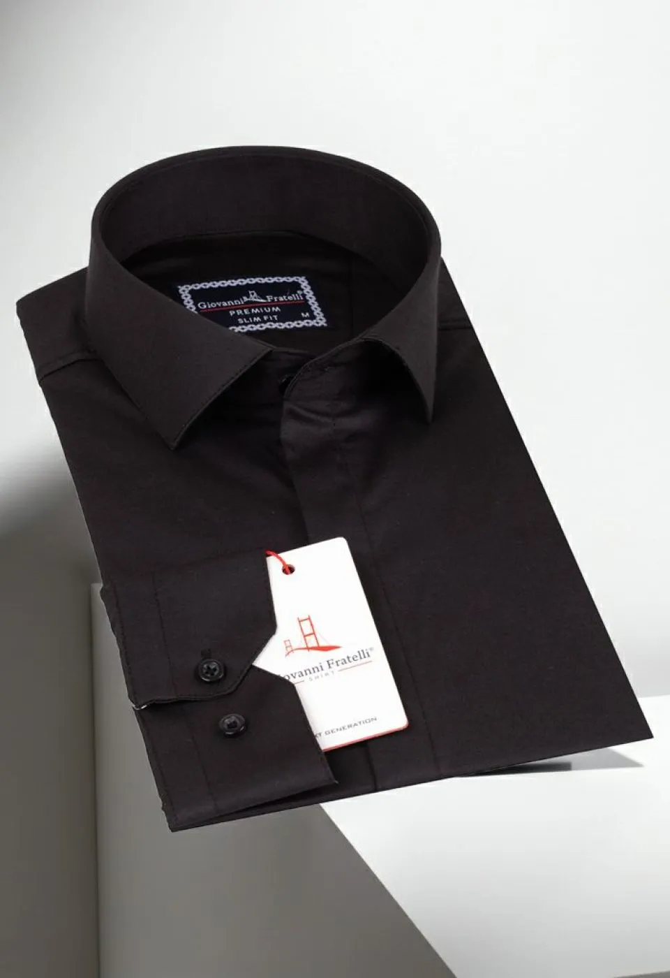 Slim Fit Uzun Kol Düz Renk Saten Erkek Gömlek 3GMK317045SYH