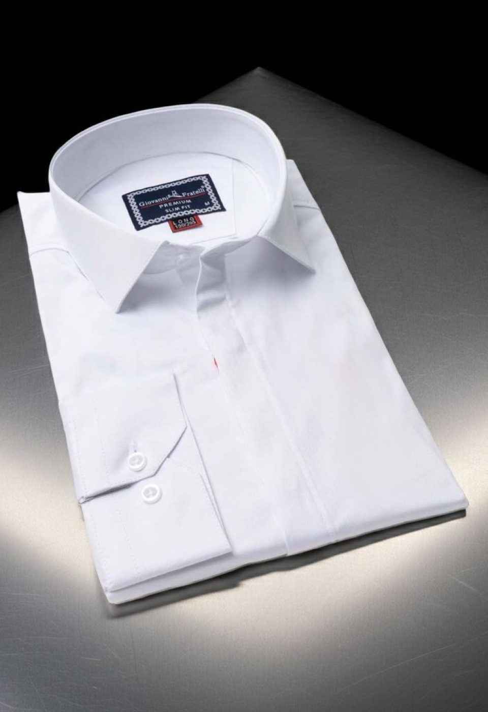 8 Drop Slim Fit Uzun Kol Düz Renk Saten Erkek Gömlek 3GMK327046001 - Giovanni Fratelli