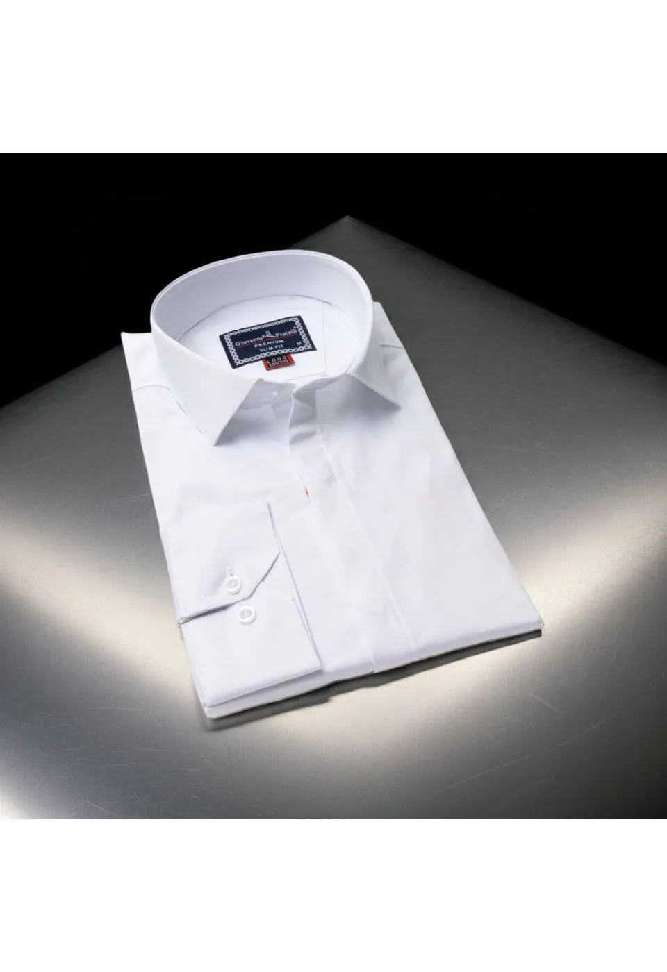 8 Drop Slim Fit Uzun Kol Düz Renk Saten Erkek Gömlek 3GMK327046001 - Giovanni Fratelli