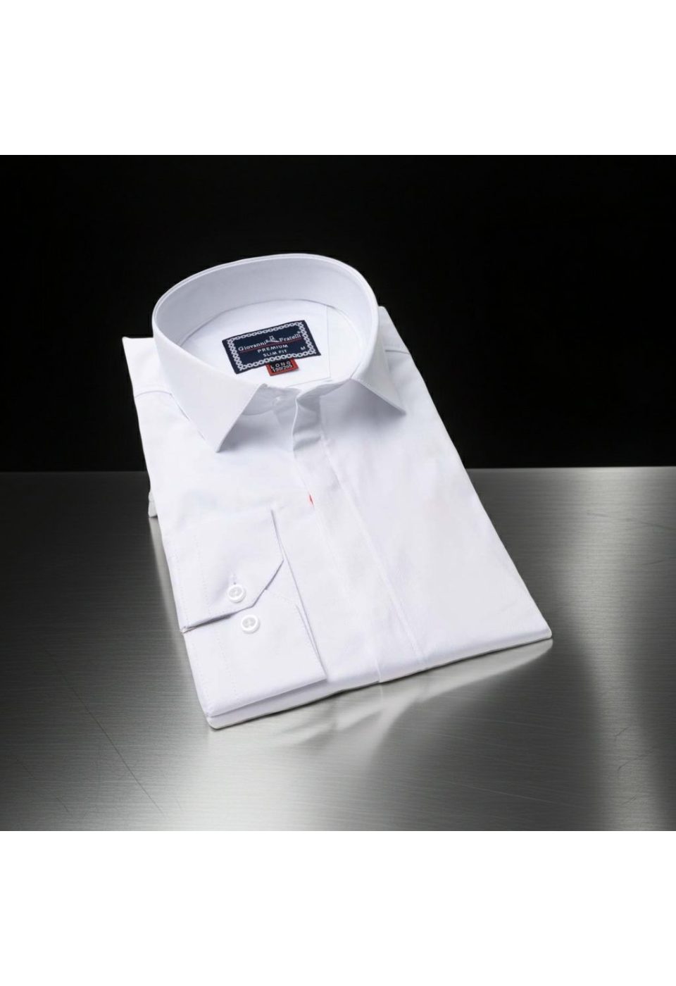 8 Drop Slim Fit Uzun Kol Düz Renk Saten Erkek Gömlek 3GMK327046001 - Giovanni Fratelli