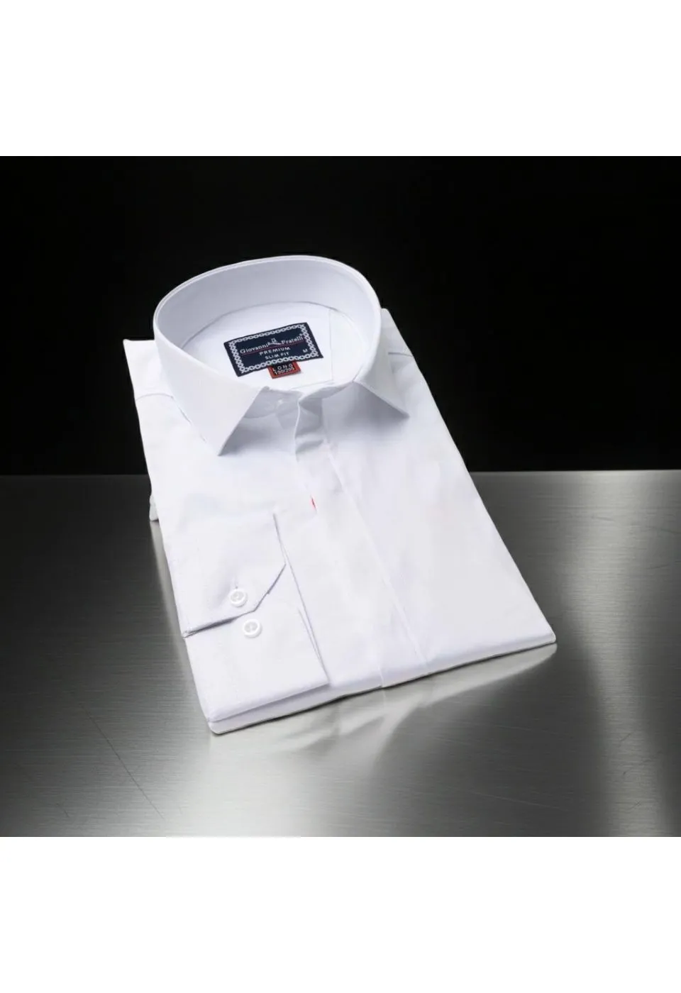 8 Drop Slim Fit Uzun Kol Düz Renk Saten Erkek Gömlek 3GMK327046001 - Giovanni Fratelli