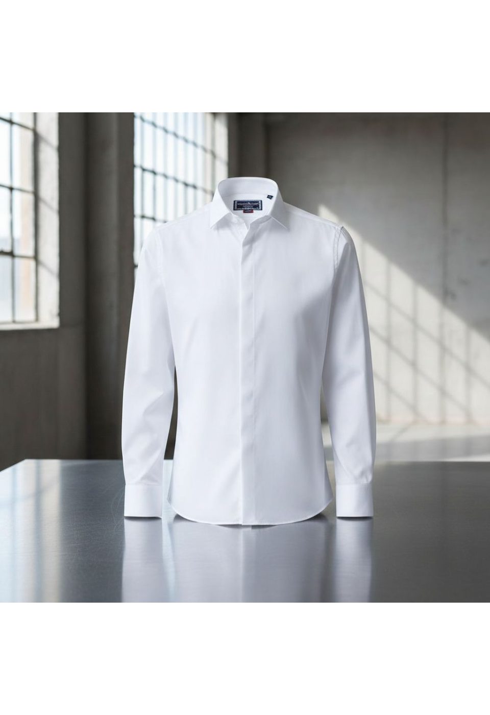 8 Drop Slim Fit Uzun Kol Düz Renk Saten Erkek Gömlek 3GMK327046001 - Giovanni Fratelli