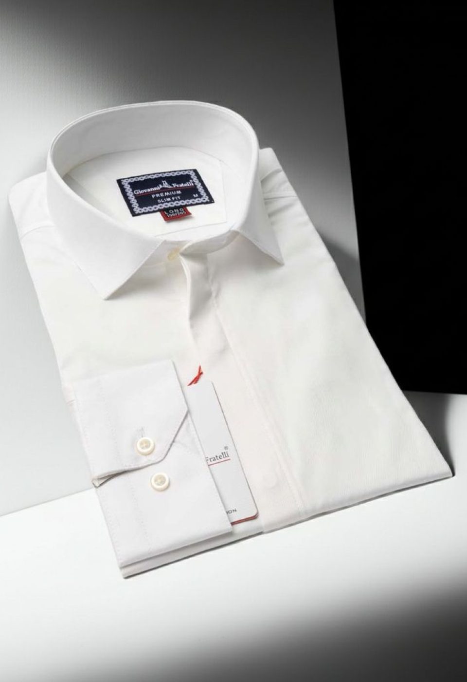 8 Drop Slim Fit Uzun Kol Düz Renk Saten Erkek Gömlek 3GMK327046002 - Giovanni Fratelli