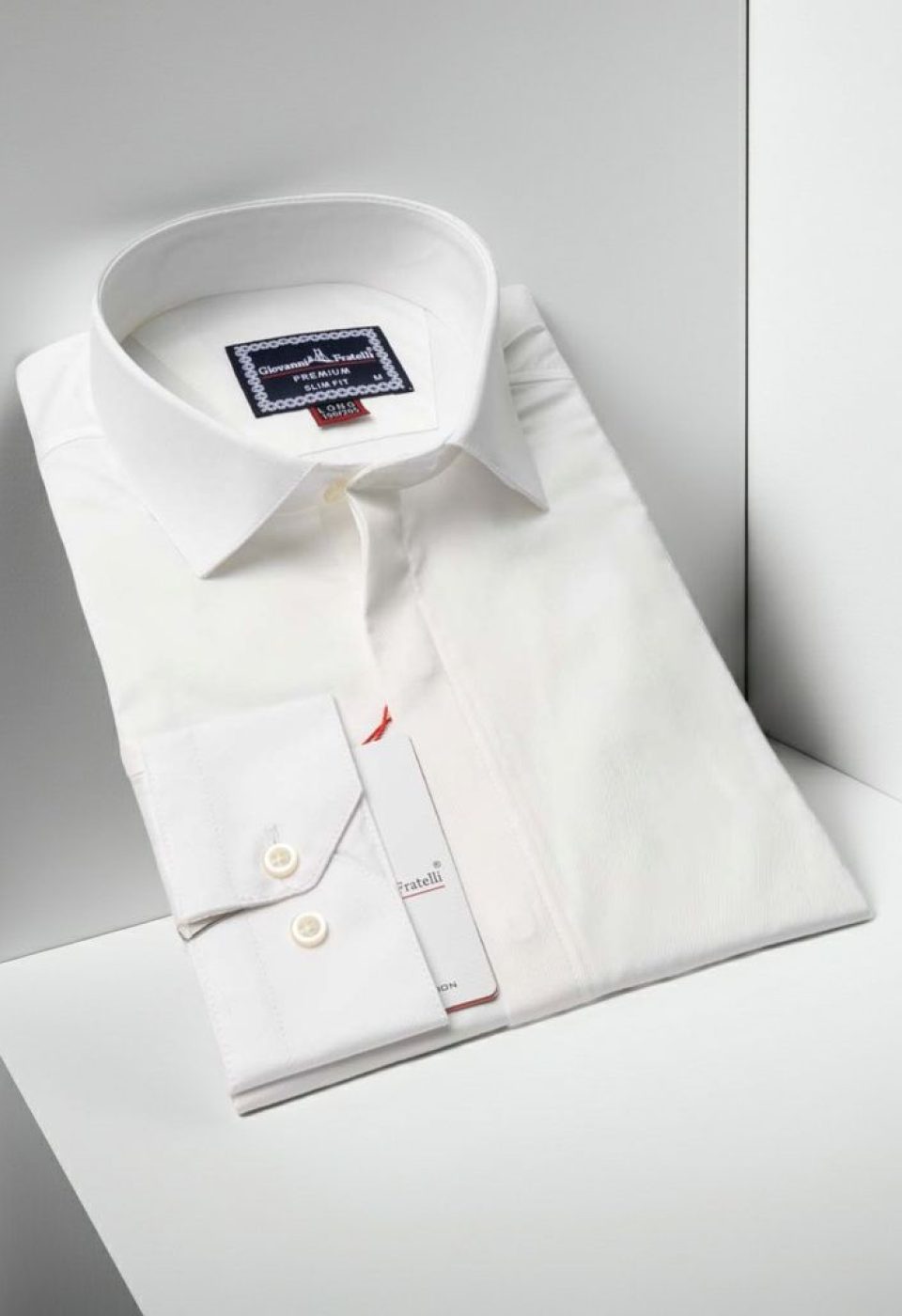 8 Drop Slim Fit Uzun Kol Düz Renk Saten Erkek Gömlek 3GMK327046002 - Giovanni Fratelli