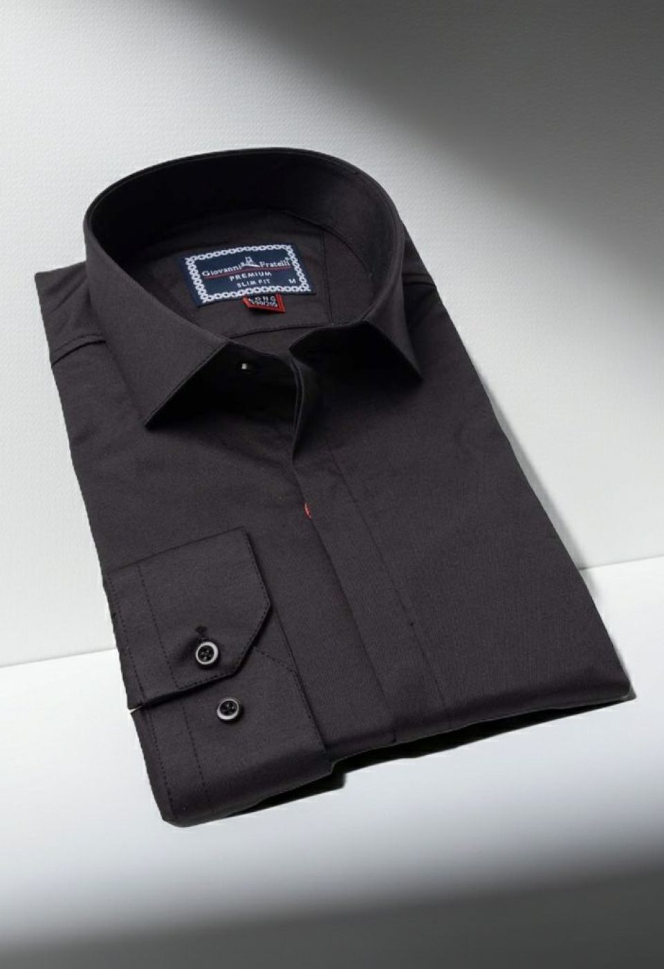 8 Drop Slim Fit Uzun Kol Düz Renk Saten Erkek Gömlek 3GMK327046003 - Giovanni Fratelli