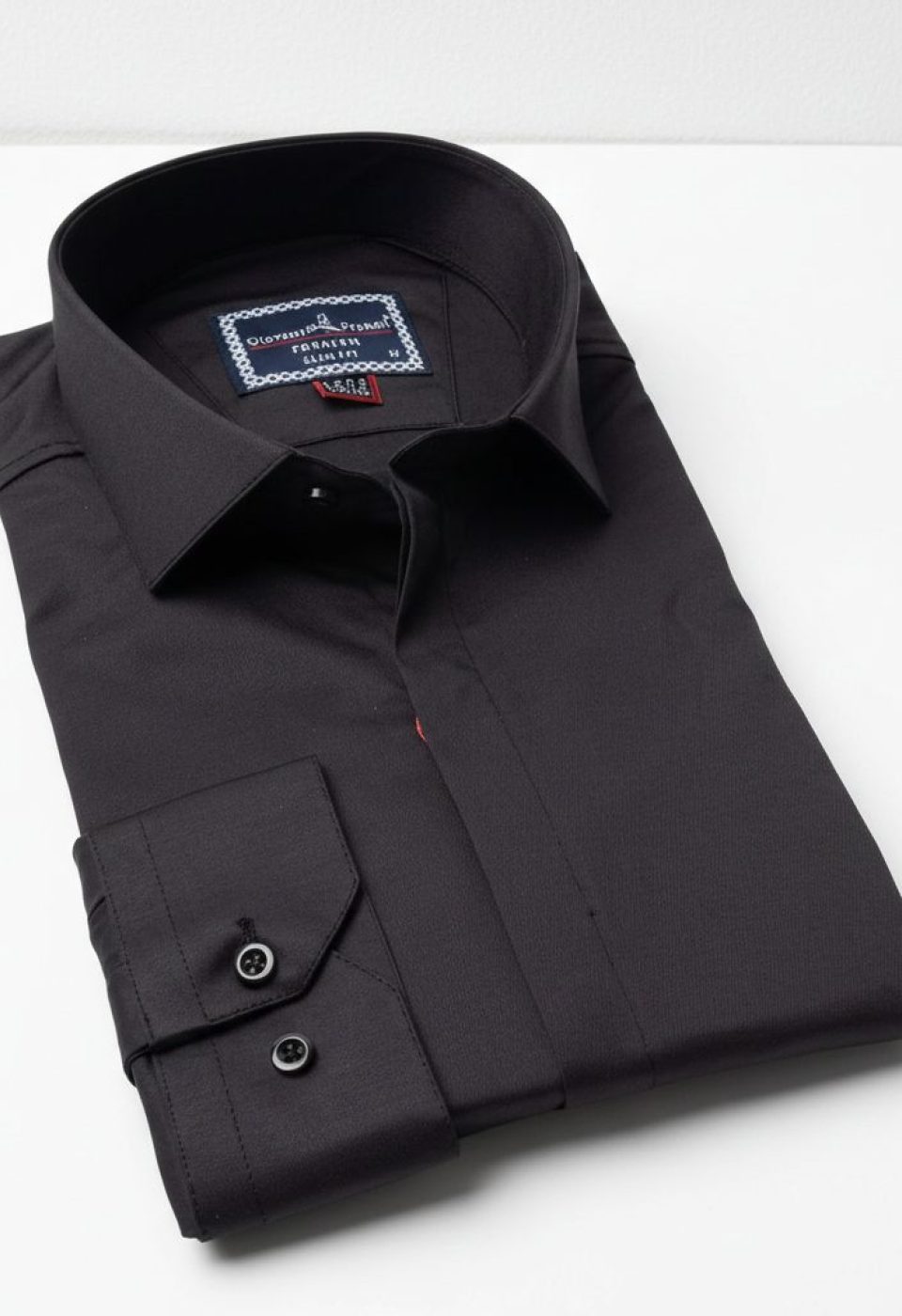 8 Drop Slim Fit Uzun Kol Düz Renk Saten Erkek Gömlek 3GMK327046003 - Giovanni Fratelli