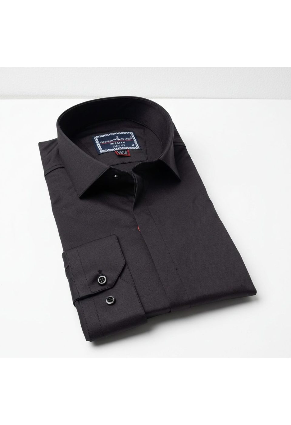 8 Drop Slim Fit Uzun Kol Düz Renk Saten Erkek Gömlek 3GMK327046003 - Giovanni Fratelli