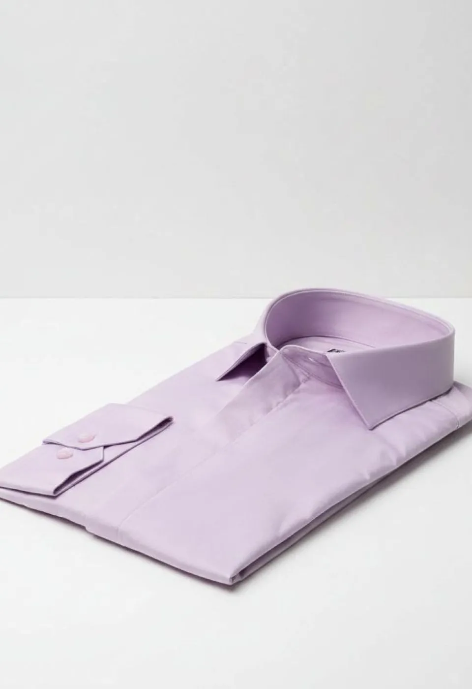 8 Drop Slim Fit Uzun Kol Düz Renk Saten Erkek Gömlek 3GMK327046005