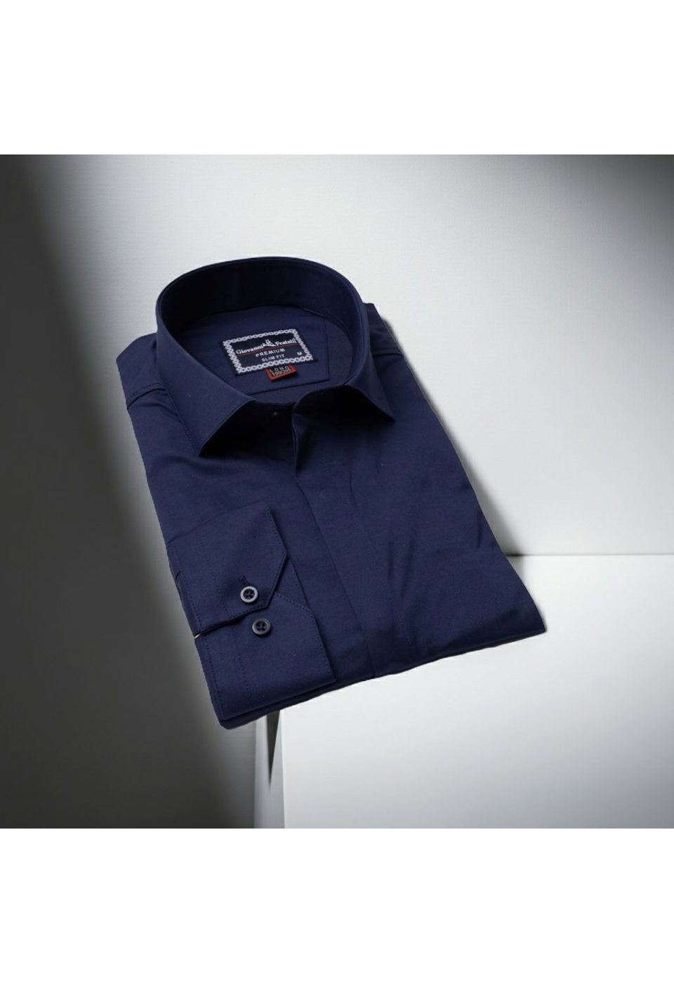 8 Drop Slim Fit Uzun Kol Düz Renk Saten Erkek Gömlek 3GMK327046006 - Giovanni Fratelli