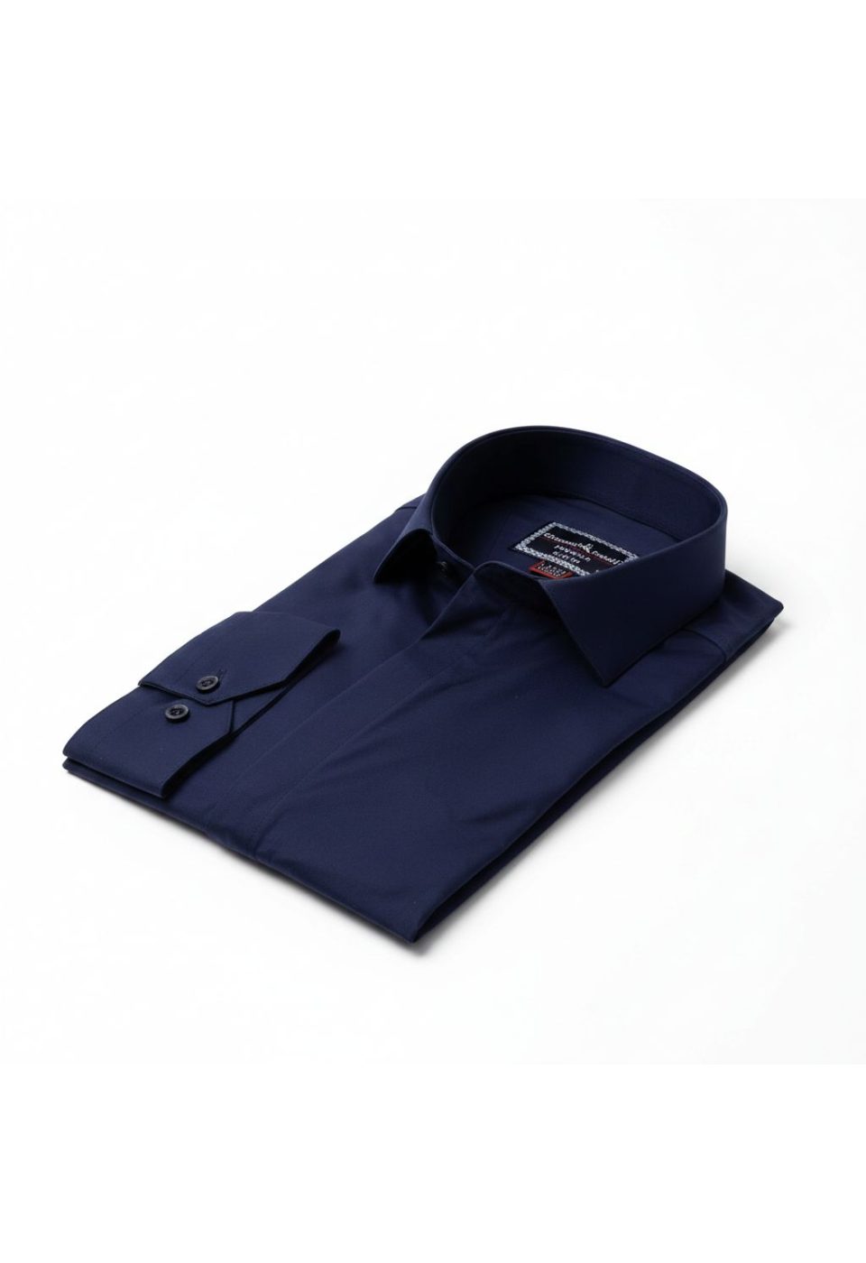 8 Drop Slim Fit Uzun Kol Düz Renk Saten Erkek Gömlek 3GMK327046006 - Giovanni Fratelli