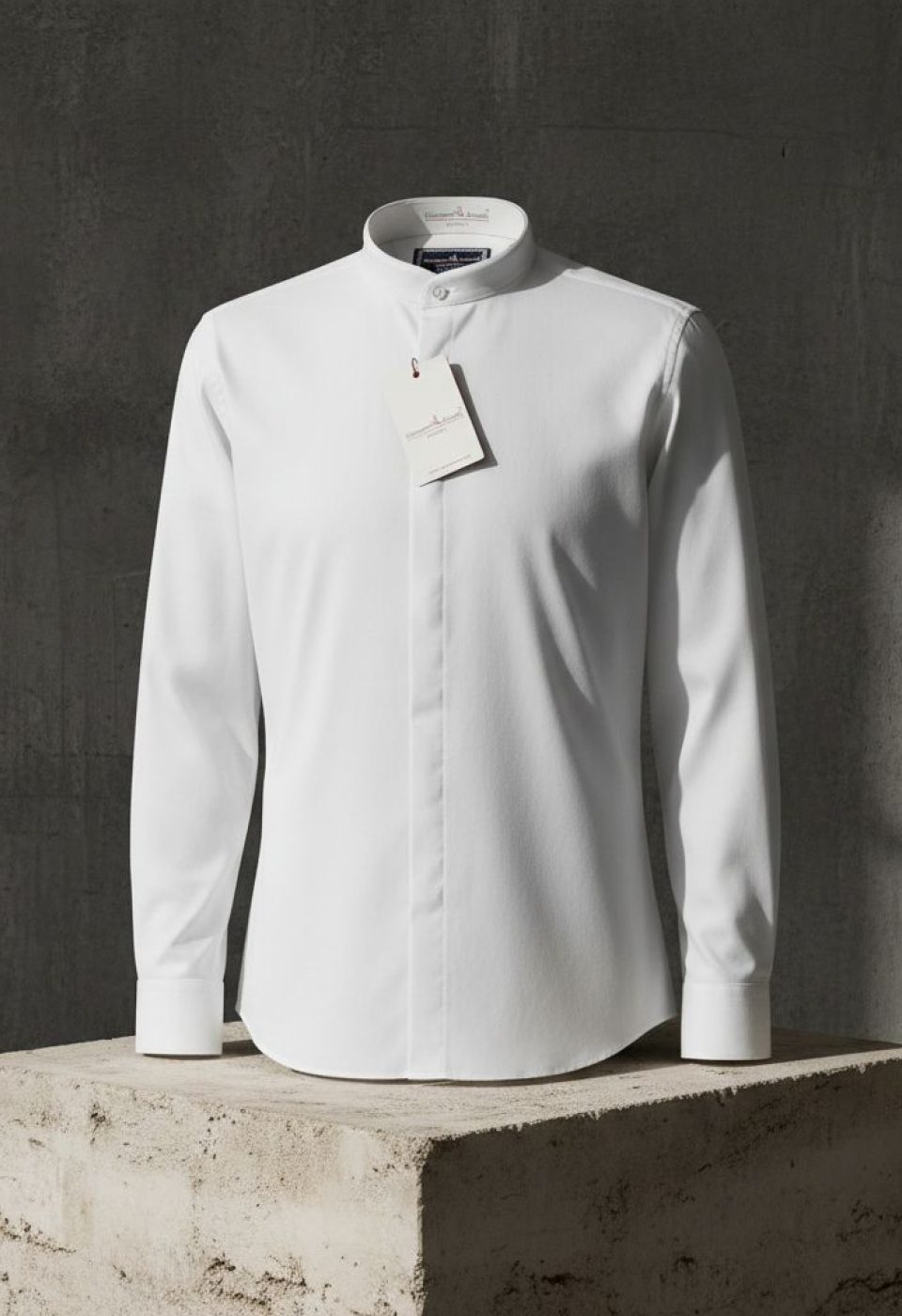 Slim Fit Kısa Kol Düz Renk Hakim Yaka Saten Erkek Gömlek 3GMK327047001 - Giovanni Fratelli
