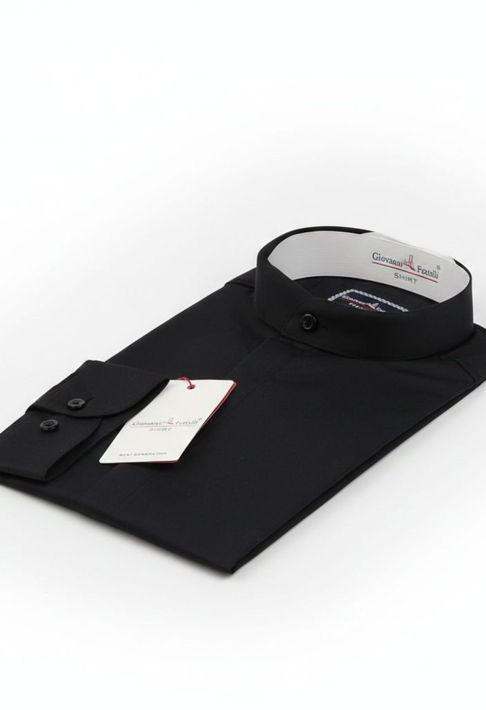 Slim Fit Kısa Kol Düz Renk Hakim Yaka Saten Erkek Gömlek 3GMK327047003 - Giovanni Fratelli