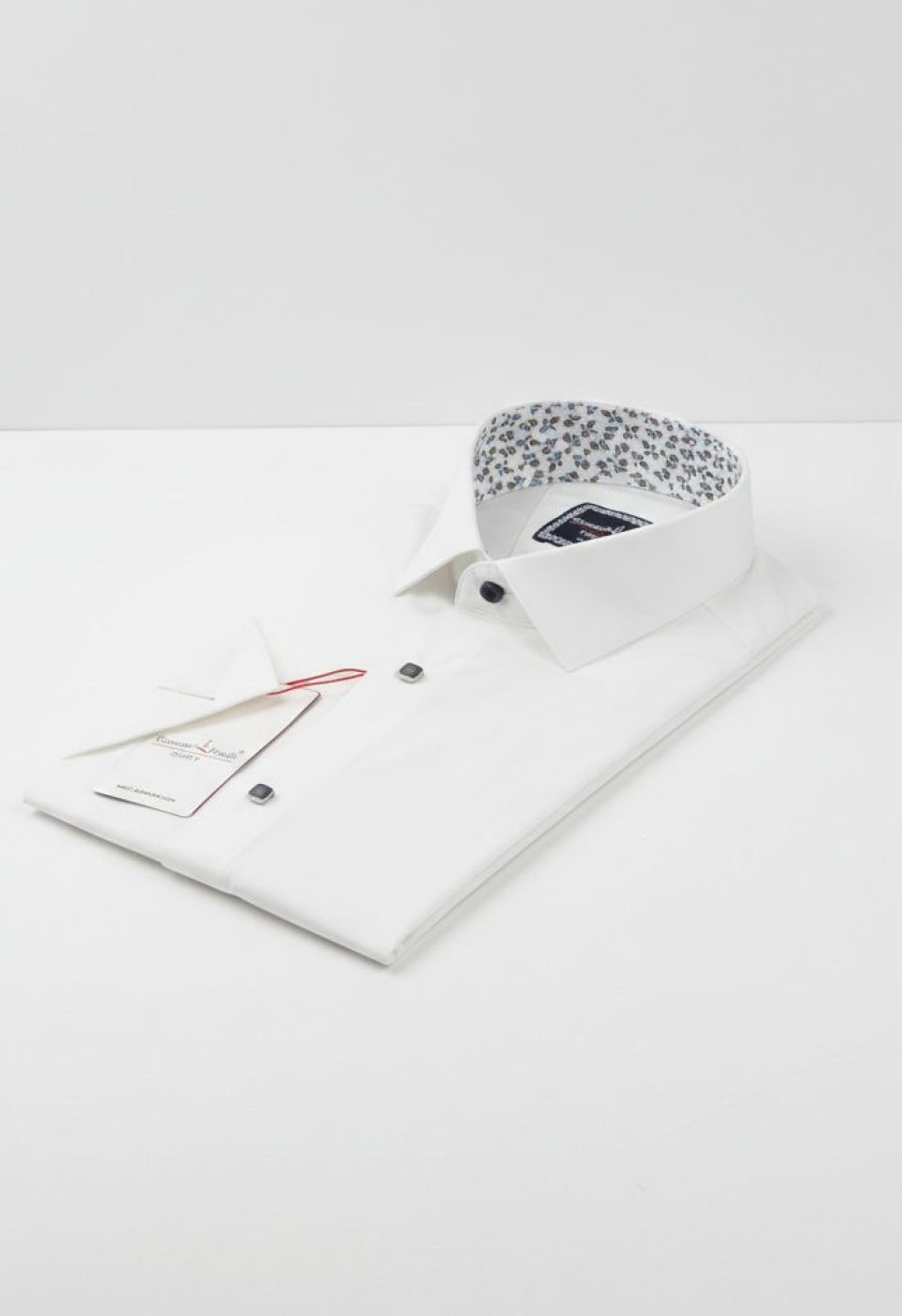 Slim Fit Kısa Kol Düz Renk Saten Erkek Gömlek 3GMK327070010 - Giovanni Fratelli