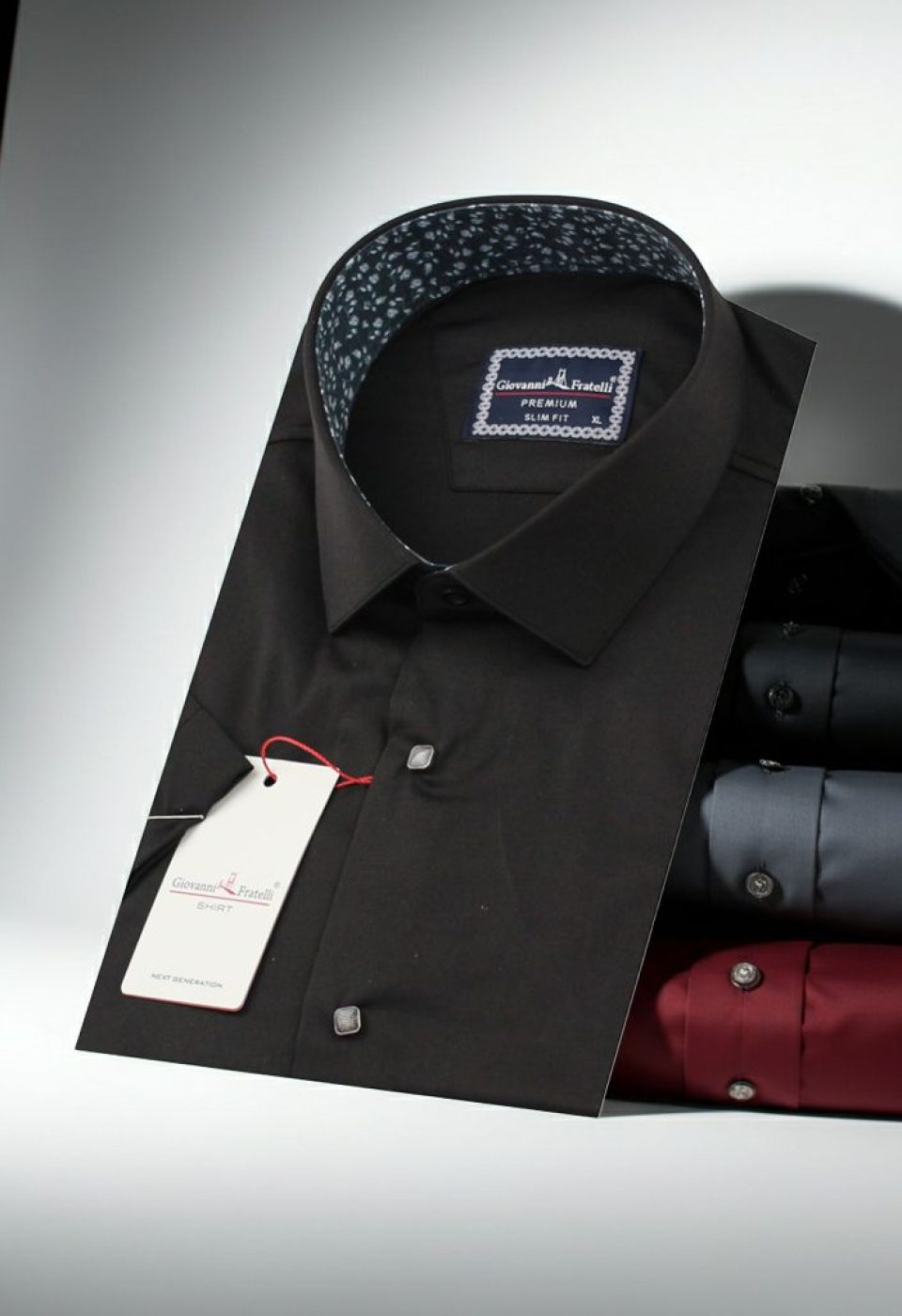 Slim Fit Kısa Kol Düz Renk Saten Erkek Gömlek 3GMK327070014