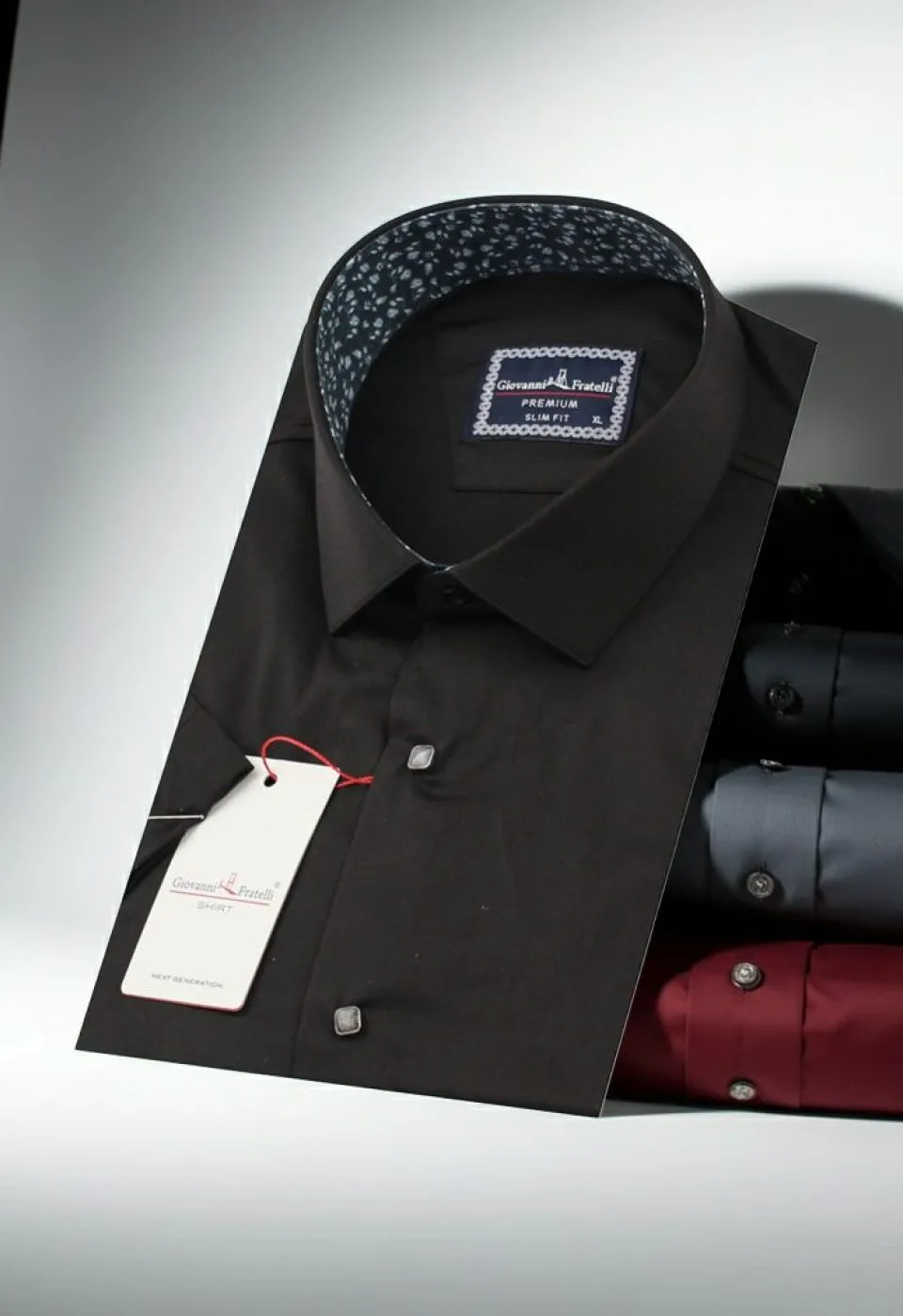 Slim Fit Kısa Kol Düz Renk Saten Erkek Gömlek 3GMK327070014