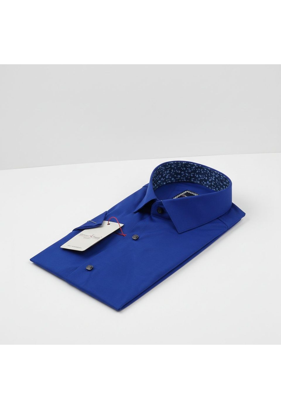 Slim Fit Kısa Kol Düz Renk Saten Erkek Gömlek 3GMK327070015 - Giovanni Fratelli