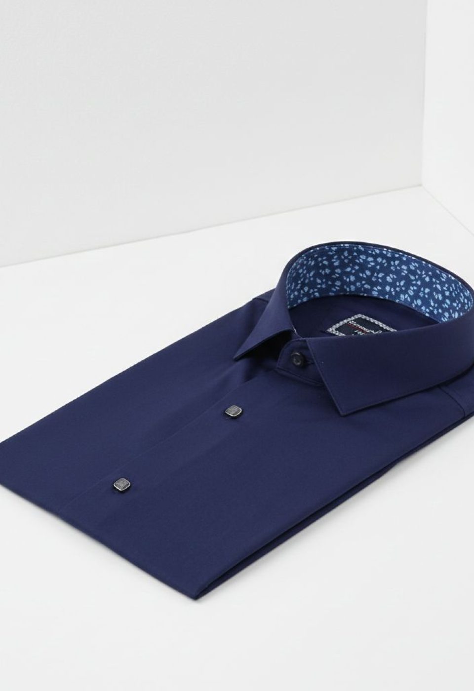 Slim Fit Kısa Kol Düz Renk Saten Erkek Gömlek 3GMK327070016 - Giovanni Fratelli