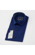 Slim Fit Kısa Kol Düz Renk Saten Erkek Gömlek 3GMK327070017