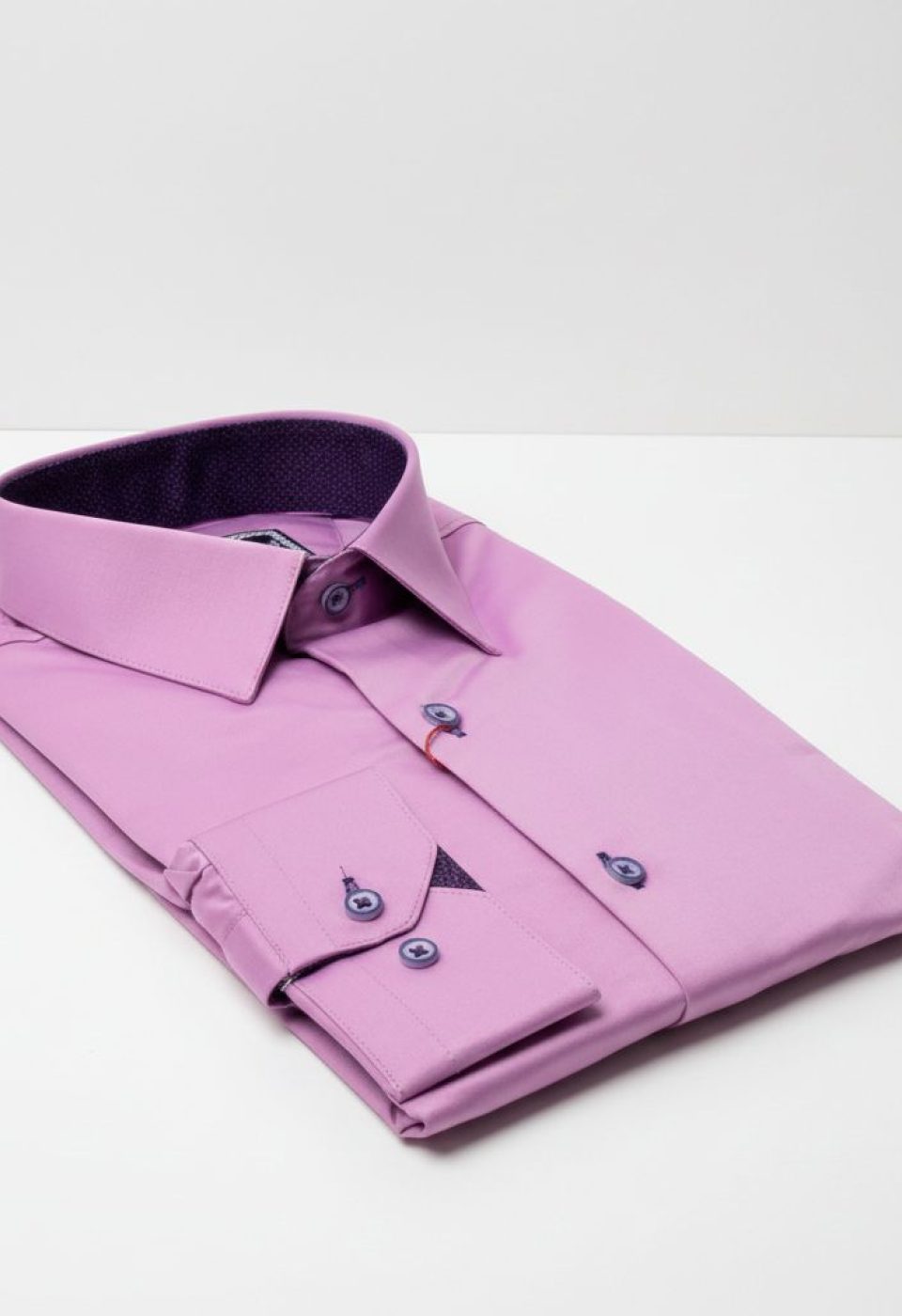 Slim Fit Uzun Kol Düz Renk Saten Erkek Gömlek 3GMK317090022 Slim Fit Uzun Kol Düz Renk Saten Erkek Gömlek 3GMK317090022