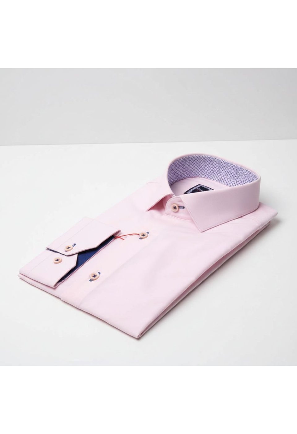 Slim Fit Uzun Kol Düz Renk Saten Erkek Gömlek 3GMK317090023 - Giovanni Fratelli