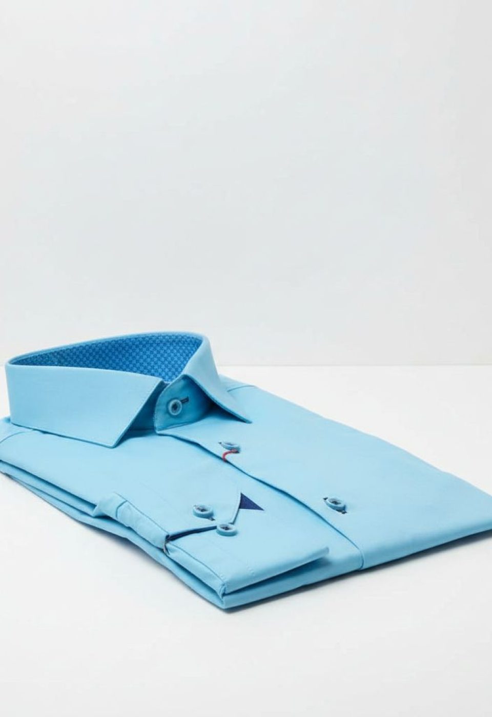 Slim Fit Uzun Kol Düz Renk Saten Erkek Gömlek 3GMK317090024 - Giovanni Fratelli